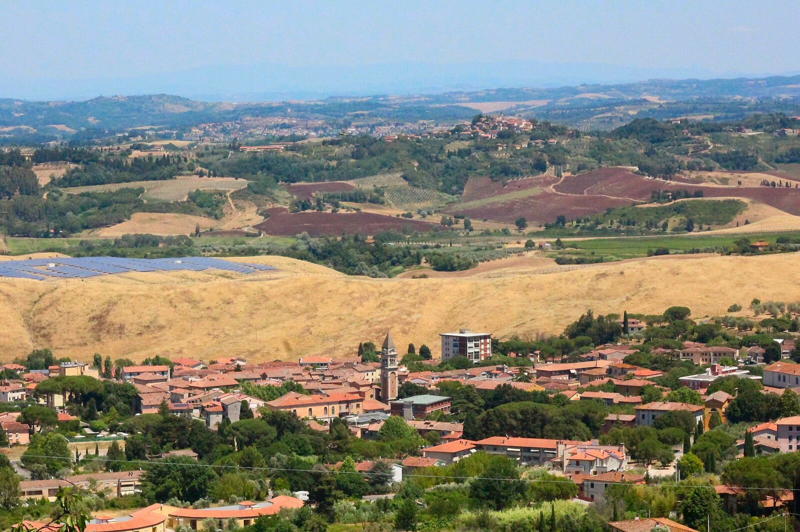 Veduta di Casciana Terme